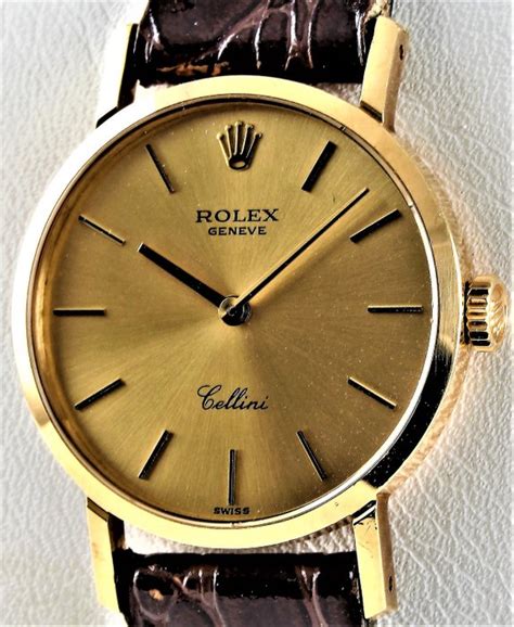 rolex precision cellini gold used worth|vintage rolex geneve cellini watch.